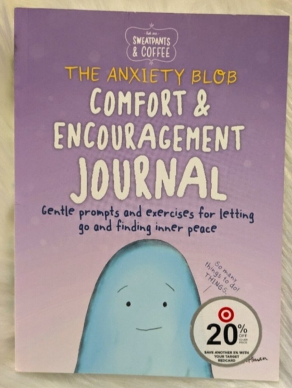 The Anxiety Blob Comfort & Encouragement Journal - Purple New!